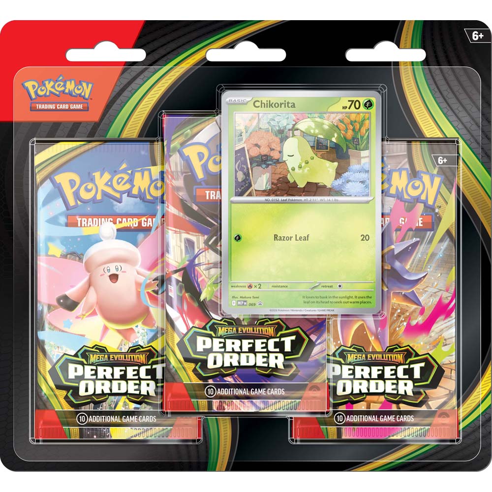 Pokemon - TCG - Mega Evolution Perfect Order 3-Pack Blister